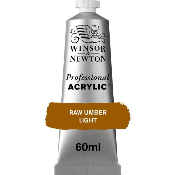 Winsor & Newton צבע אקריליק 60 מ"ל Professional גוון: Burnt Umber