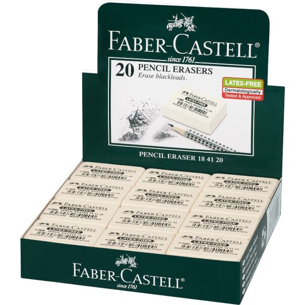 Faber Castell מחק גדול נטול לטקס