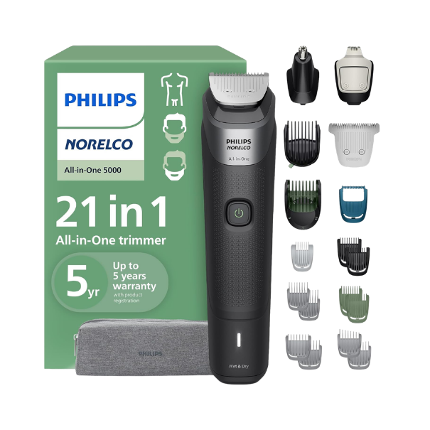 מכונת תספורת וזקן Philips Norelco All-in-One 5000 21-in-1