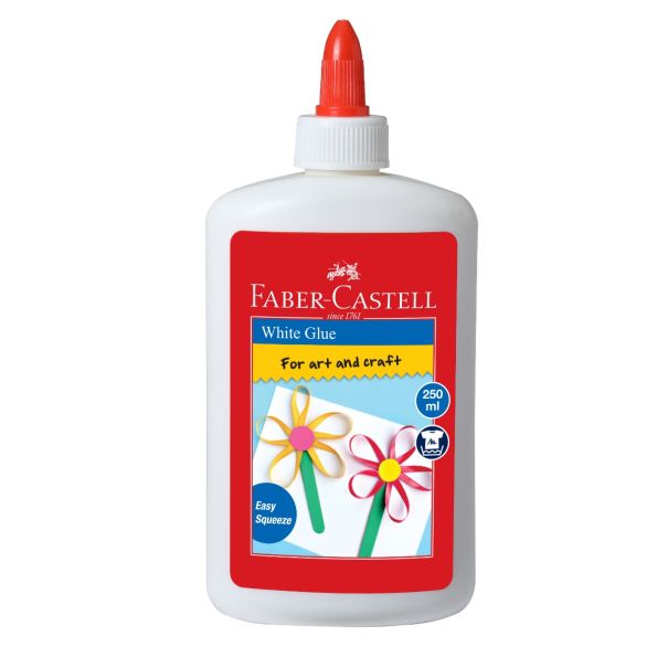 Faber Castell דבק פלסטי לבן 250 מ"ל