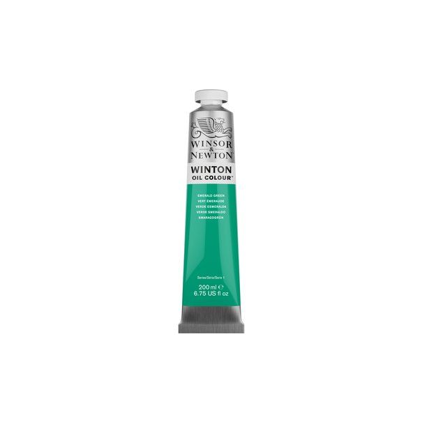Winsor & Newton צבע שמן - Winton 200 מ"ל שם גוון: Emerald Green מס גוון: W0241 (18)