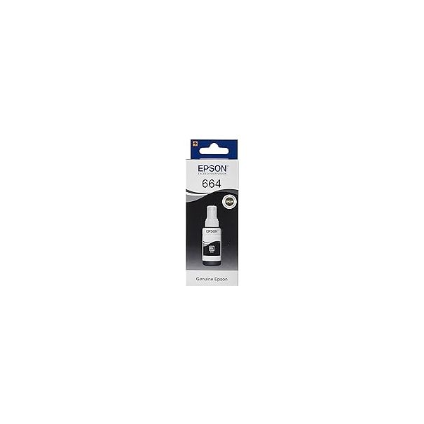 בקבוק דיו שחור Epson T6641