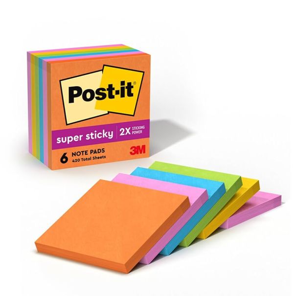 פתקיות דביקות POST IT 100 דף כחול תליה 3M