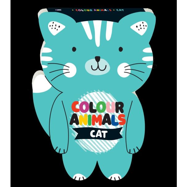 חוברת COLOUR ANIMALS  חתול