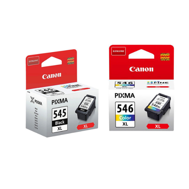 באנדל דיו 545XL   צבעוני 546XL +   שחור CANON