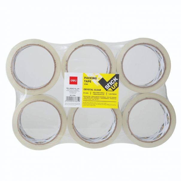 סרט אריזה שקוף 55 מ' 1/6 deli EA318