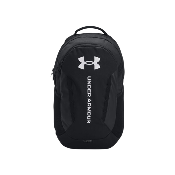 UA-תיק גב שחור לבן Hustle 6.0 Backpack