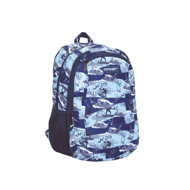 תיק גאיה בנים גלישה כחול תכלת EXPLORE  2in1