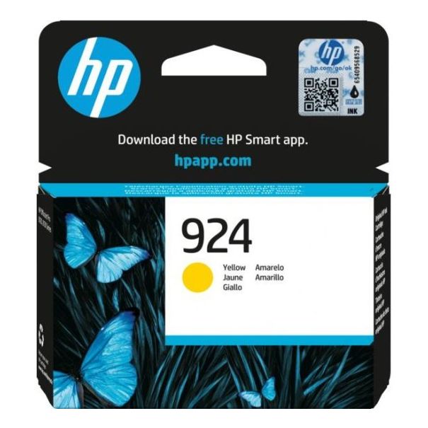 ראש דיו 924 צהוב     HP