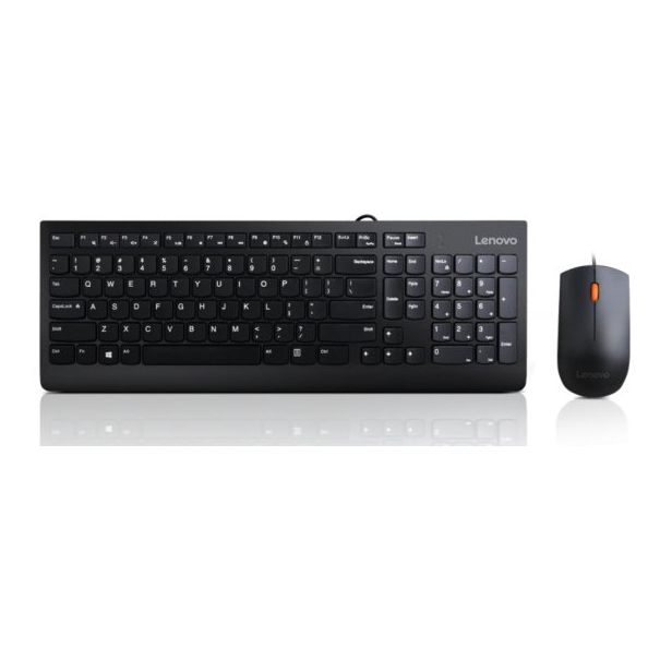 סט מקלדת ועכבר חוטי Lenovo 300 USB