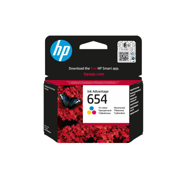 ראש דיו צבעוני 654 HP