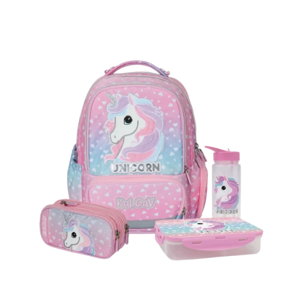 סט כיתה א- ורוד/פרווה Schoolbag Koala XFIX