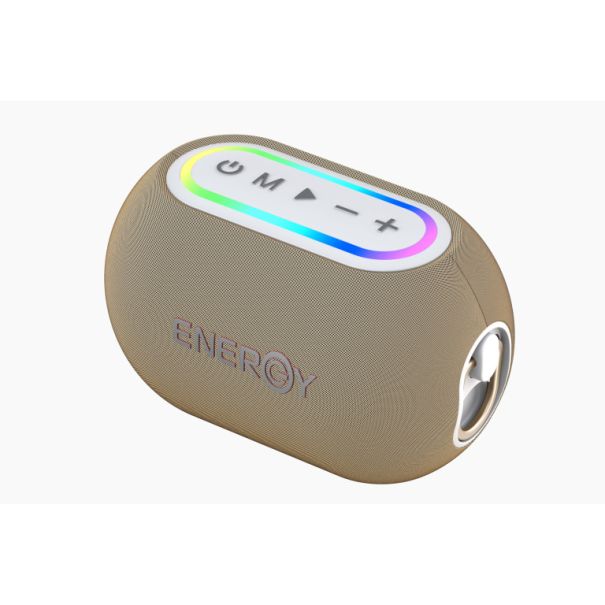 רמקול נייד ENERGY pulse L10 15W + תאורת לד - בז'