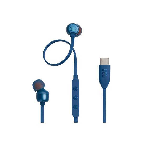 אוזניות IN EAR כחול  JBL TUNE T310C - TYPE C
