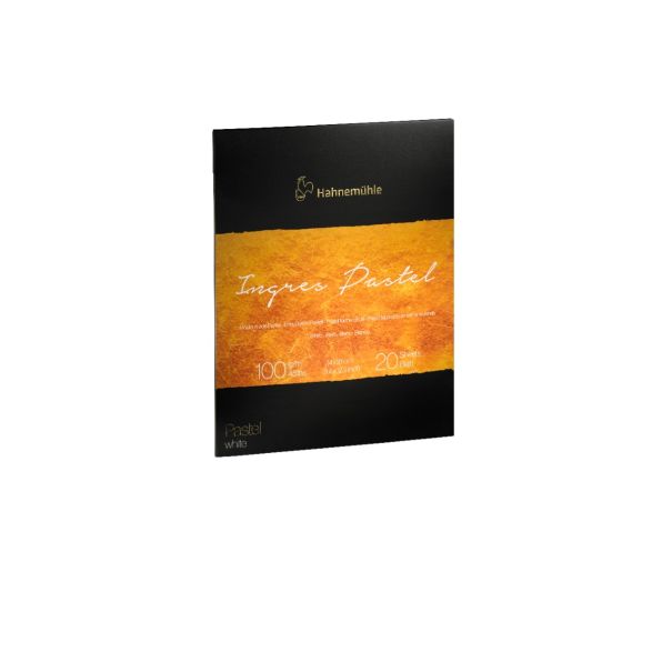 HAHNEMUHLE  Ingres Pastel בלוק לרישום בפסטל 24X31 גוון לבן 100 גרם