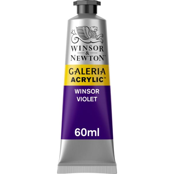 Winsor & Newton צבע אקריליק - Galeria 60 מ"ל מס גוון: Winsor Violet