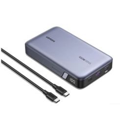 סוללת גיבוי UGREEN 20000mAh 100W 2*USB C + USB A