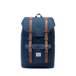 תיק גב  LE AMERICA MID-VOLUME NAVY/TAN SYNTHETIC LEATHER COLOR HERSCHEL
