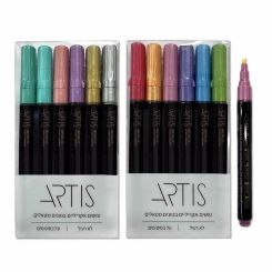 טושים אקריליים מטאליים (6) ARTIS