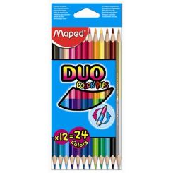 צבעי עפרון דו צדדי חב-12 MAPED