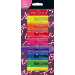סט 8 מרקרים נאון Faber Castell