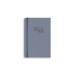 יומן גדול 17X24 PU פרימיום כחול 2026-27