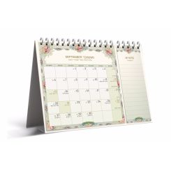 לוח שנה שולחני עם רשימות נגרין 2026-27