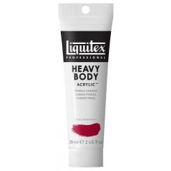 Liquitex צבע אקריליק - Heavy body סריה S?rie 4 59 מ"ל שם גוון: Pyrole Crimson מס' גוון: X0326
