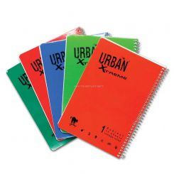 מחברת ספירל URBAN PP נושא 1 משובץ חב-5