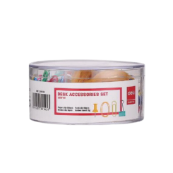 סט גומיות,מהדקים,לחצנים,נעצים deli