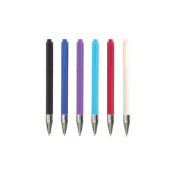 עט קטיפה 6 יח' במארז צבעים שונים office depot