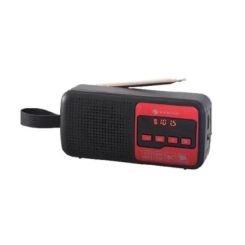רדיו טרנזיסטור BT FM  MIR 500MFMR בצבע שחור אדום