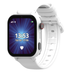 שעון חכם לילדים  KIDIWATCH שחור/לבן דגםG4 CHAT 2.1