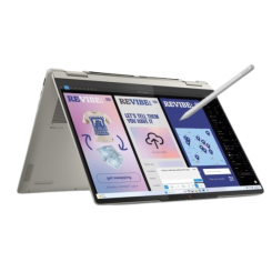 מ.נייד LENOVO Yoga 7 2-in-1 14ILL10/Core U5 226V/16G/1T/14" WUXGA OLED Touch/W11Home/Seashell 3Y Premium + Sleeve + Pen