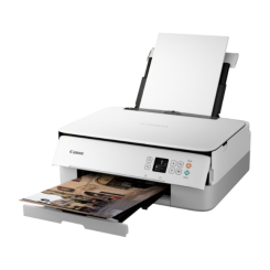 מדפסת משולבת דיו  3 ב-1 לבן Canon  TS5351