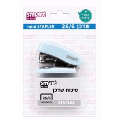 שדכן מיני 26/6 +סיכות פסטל תכלת סמארט
