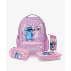 ורוד Schoolbag Stitch Couple XFIX - סט כיתה א