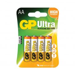 מארז 4 סוללות אלקליין AA GP