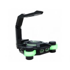 עכבר DRAGON CHORD MANGER+USBHUB ירוק