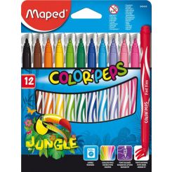 טוש רחיץ JUNGEL חב-12 MAPED