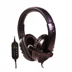 אוזניות ON-EAR + מיק SCORPIUS HS-88V שחור