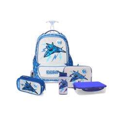 סט המארז המושלם X-FIX כחול Schoolbag Airplane
