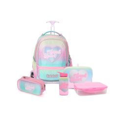 סט המארז המושלם X-FIX מודפס Schoolbag Love