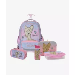 סט המארז המושלם ורוד בהיר T.Schoolbag Bambi