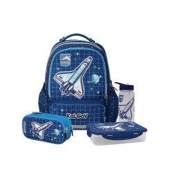 סט כיתה א- כחול Schoolbag Space XFIX
