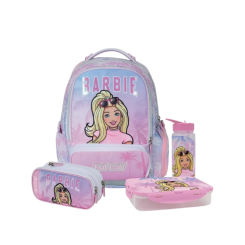 סט כיתה א- ורוד/הוואי Schoolbag Barbie XFIX