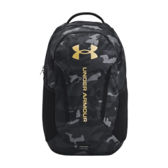 UA-תיק גב צבאי שחור זהב מטלי Hustle 6.0 Backpack