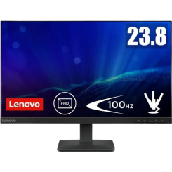 מסך מחשב Lenovo L24-4e 23.8 FHD IPS/100Hz/HDMI+VGA/Black/3Y