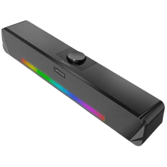 מקרן קול BT עם תאורת LED מרהיבה-TS33A Lenovo-שחור