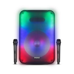 בידורית "P.M.P.O 2000W  12 + מיקרופונים אלחוטיים  DOME